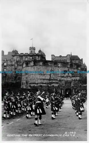 R076947 Den Rückzug schlagen. Edinburgh Castle. RP. Valentinstag