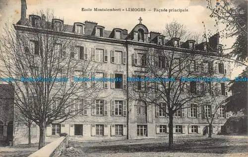 R077550 Ecole Montalembert. Limoges. Hauptfassade