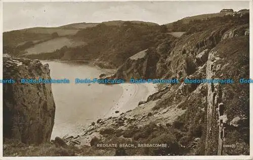 R076124 Redgate Beach. Babbacombe. Valentinstag. Foto braun. Nr. 81886