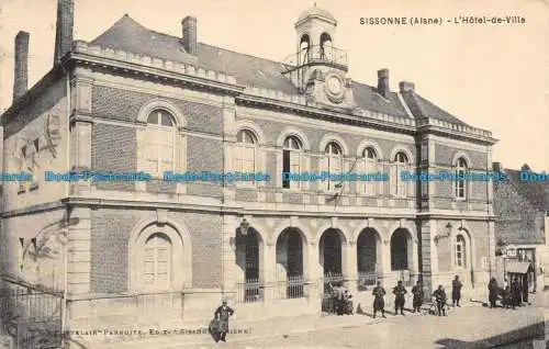 R077558 Sissonne. Aisne. LHotel de Ville. Sissonn