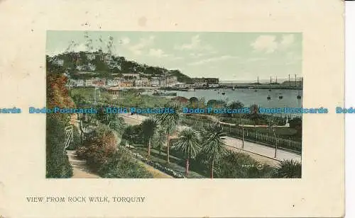 R076160 Blick vom Rock Walk. Torquay. Valentinstag. 1909