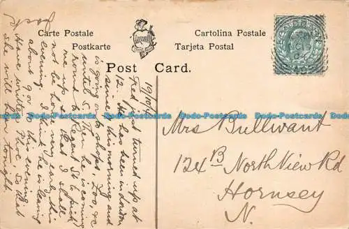 R077044 Versand. Malerei. Hartmann. 1904. Postkarte