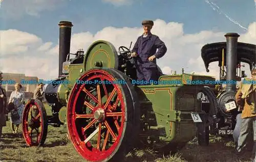 R076211 Aveling und Porter Rochester Traktor Typ Motor Nr. 8809. Blume. Psalm