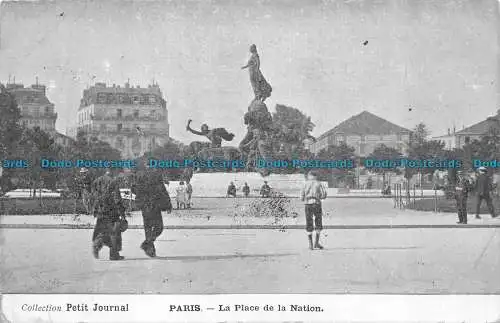 R076213 Kleine Zeitung. Paris. Der Place de la Nation