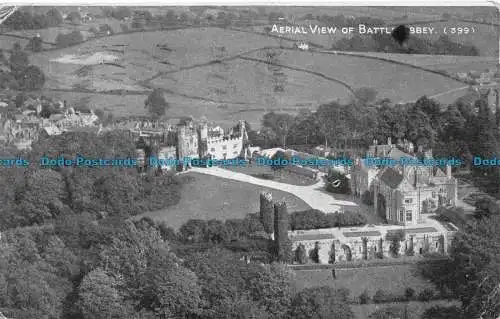 R076308 Luftaufnahme der Battle Abbey. Photochrom. 1928