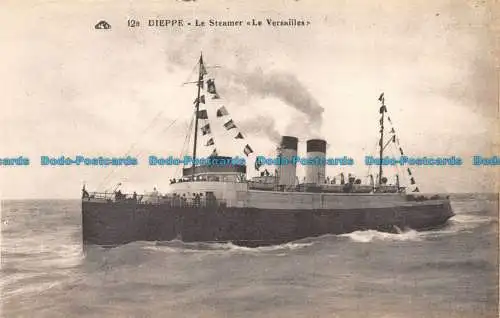 R077683 Dieppe. Der Steamer Le Versailles. Photomechanik