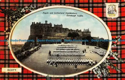 R077725 Scott. Argyle und Sutherland Highlanders. Edinburgh Castle. Seriennr. 2