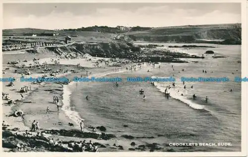 R077749 Crooklets Beach Bude. D.E.M. Thomas. RP