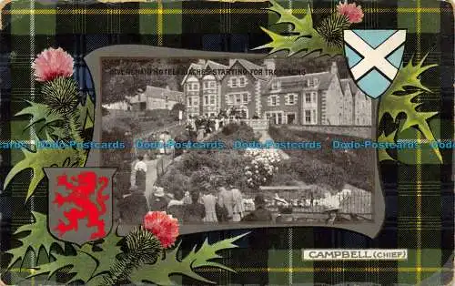 R077762 Inversnaid Hotel. Für Trossachs. Campbell. Chief. Caledonia Serie. 1916