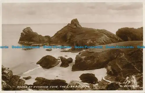 R077770 Felsen in Kynance Cove. Die Eidechse. Valentinstag. Nr. 220976. RP