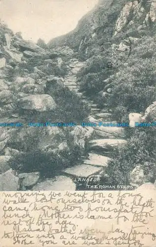 R077817 Llanbedr. Die römischen Stufen. Frith. 1903