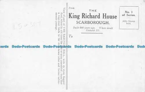 R077840 King Richard House. Scarborough. Der Baronialsaal