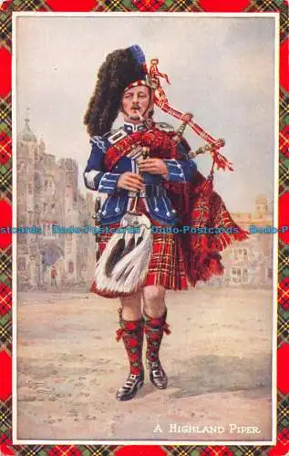 R077992 A Highland Piper. Schottische Studien. Valentinstag