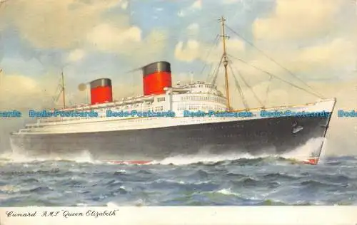 R078021 Cunard R.M.S. Queen Elizabeth. B 1668