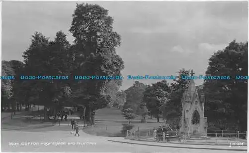 R078066 3604. Clifton Promenade und Brunnen. Richter