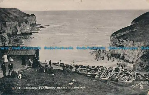 R078085 Nordlandung. Flamboro in der Nähe von Bridlington. Tuck. Silber. 1910