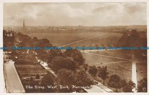 R078094 The Stray. West Park. Harrogate. RP. Henry Horner Buchhändler und Bahnhof