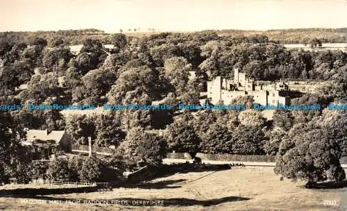 R078148 Haddonhalle vom Haddonfeld. Derbyshire. Lachs. RP