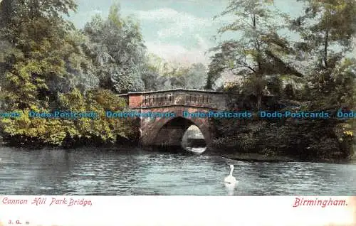 R078160 Cannon Hill Park. Brücke. Birmingham