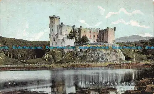 R078164 Dunvegan Castle. Isle of Skye. König. Postkarte der bildenden Kunst. Shureys Publica