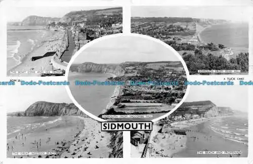 R078328 Sidmouth. Tuck. RP. 1957. Multi View