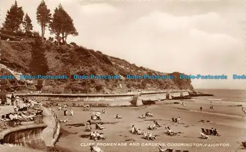 R078350 Klippenpromenade und Gärten. Goodrington. Paignton. RP