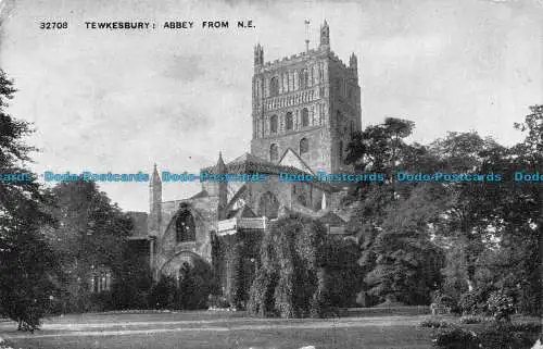 R078377 Tewkesbury Abbey aus N.E. Grano Serie. Photochrom. 1925