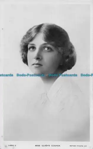 R078452 Miss Gladys Cooper. Rotationsfoto. RP