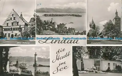 R078453 Lindau die Stadt im See. Multi-View. 1958