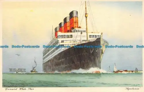 R078516 Cunard weißer Stern. Aquitanien. A 2585