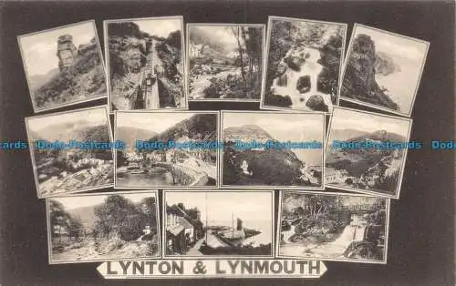 R078665 Lynton und Lynmouth. E.J. Pedder. Multi View