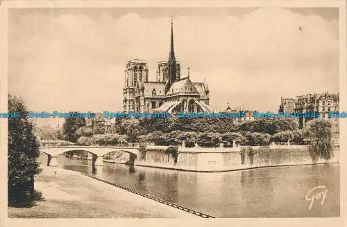 R078668 Paris und seine Wunder. Die östliche Spitze der Ile de la Cite le Pont und die