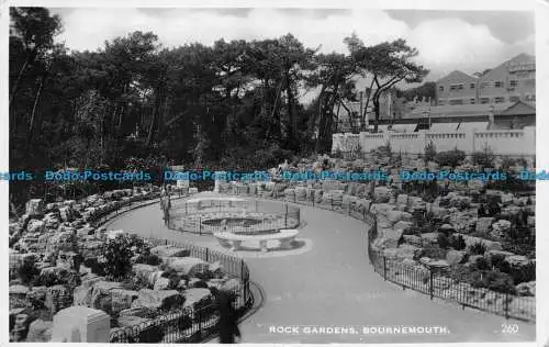 R078692 Felsengärten. Bournemouth. Excel-Serie. RP. 1936