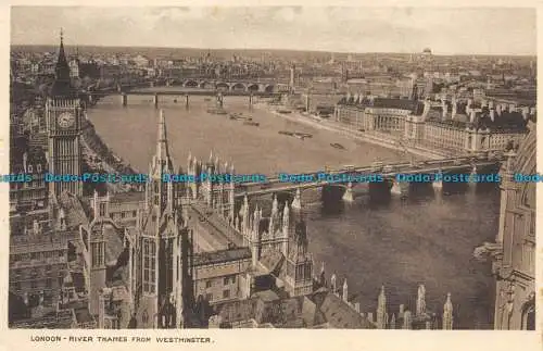 R078732 London. Themse aus Westminster