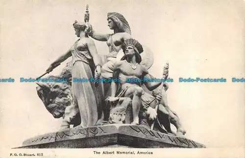 R078609 F.G.O. Stuart. 813. Das Albert Memorial. Amerika