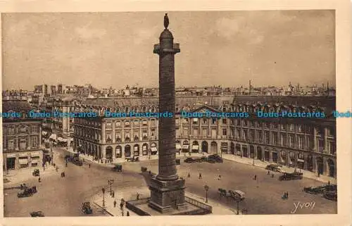 R078807 Paris am Flanant. Serie 6. 102. Platz- und Vendome-Säule. Yvon