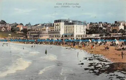 R078817 Smaragdquote. Dinard. Der Strand. Laurent Nel