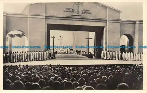 R078851 Passionsspiele Oberammergau. 1950. Himmelfahrt. H. Kronburger