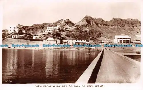 R079342 Nr. 66. Blick von der Bucht von Seera auf einen Teil von Aden. Camp. Herr A. Abassi. RP