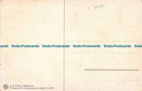 R078974 J.K. Stieler. Beethoven. E.A. Seemann. Nein. 228. Postkarte