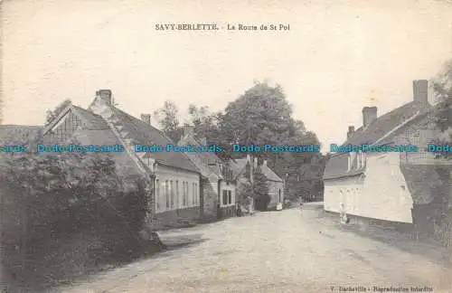 R079034 Savy Berlette. Die Straße nach St. Pol. V. Dacheville