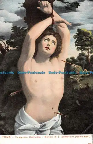 R079457 Rom. Kapitolinische Pinakothek. Martyrium des heiligen Sebastian. Guido Reni. G.B