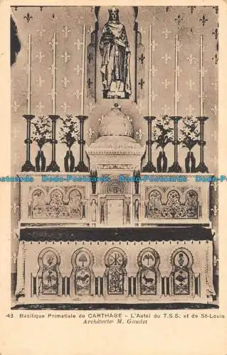 R079925 Primatsbasilika von Karthago. LAutel du T.S.S. und St. Louis. M.G