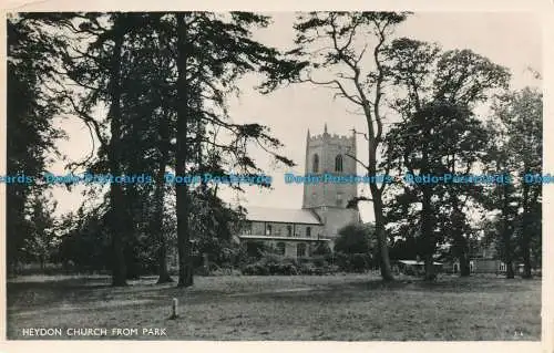 R079473 Heydon-Kirche aus dem Park. RP. 1974