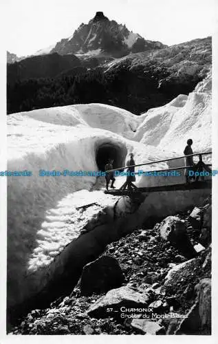 R079474 57. Chamonix. Höhle des Mont Blanc. Gay Couttet