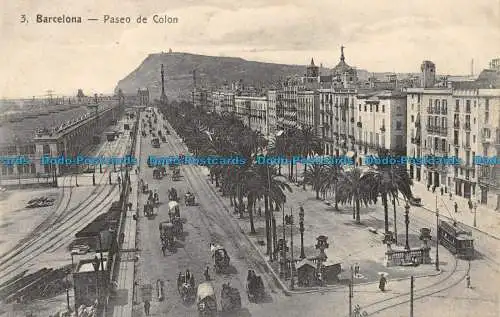 R079113 Barcelona. Paseo de Colon