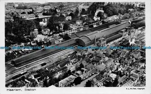 R079145 Haarlem Station. K.L.M. Koninklijke Luchtvaart Maatschappij