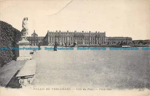 R079537 Schloss Versailles. Côte du Parc. Parkseite. Neurdein