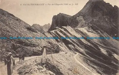 R079548 Col du Tourmalet. Schwertspitze. BR. Bruderblock