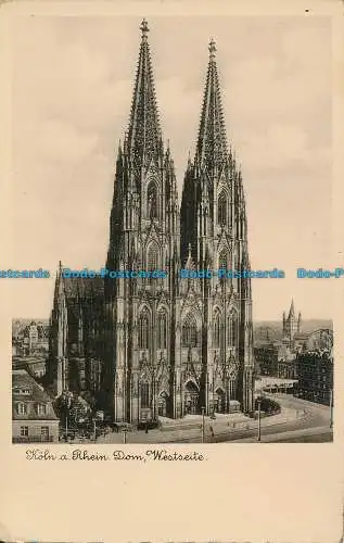 R079170 Koln a. Rhein. Dom. Westseite